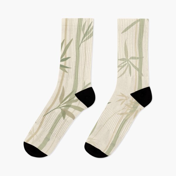 Item preview, Japanese Bamboo Forest Pattern — Sage Green Neutral Minimalist Botanical Print designed and sold by AiMEiRi.