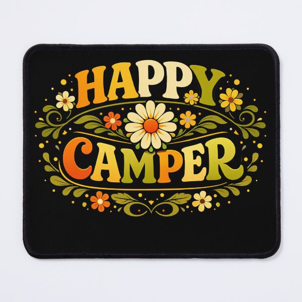 Item preview, Happy Camper boho floral designed and sold by Kladhadredo.