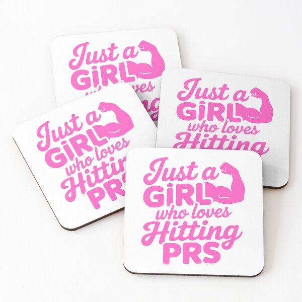 Item preview, Just a Girl Who Loves Hitting PRs - Fitness Motivation Graphic  designed and sold by PMCreative.