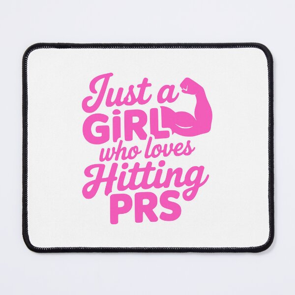 Item preview, Just a Girl Who Loves Hitting PRs - Fitness Motivation Graphic designed and sold by PMCreative.