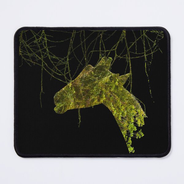 Item preview, Giraffe in the Wild - Double Exposure Nature Art designed and sold by AbulailArt.