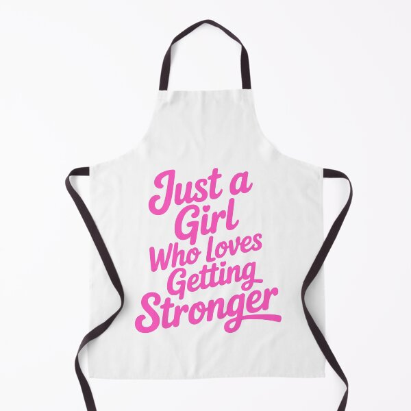 Item preview, Just a Girl Who Loves Getting Stronger – Empowering Fitness Graphic for Women Who Lift designed and sold by PMCreative.
