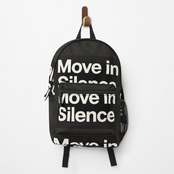 Item preview, Move in Silence Minimal Dark Aesthetic Introvert Quote Typography T-Shirt designed and sold by slumber-1.
