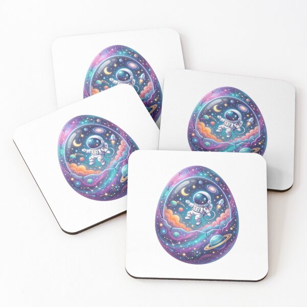 Item preview, Cosmic Diorama Space Egg - Miniature Universe with Astronaut designed and sold by AlanyaArtX.