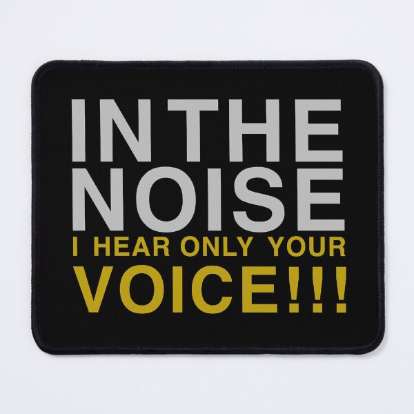 Item preview, In the Noise, I Hear Only Your Voice – Minimalist Typography Design designed and sold by DKunic.