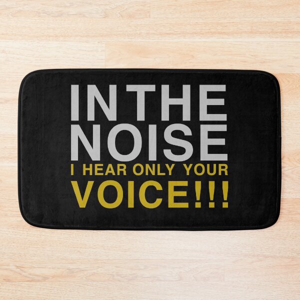 Item preview, In the Noise, I Hear Only Your Voice – Minimalist Typography Design designed and sold by DKunic.