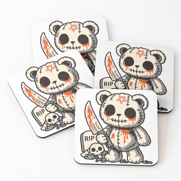 Item preview, Dead Soft Creepy Cute Killer Bear Horror Design designed and sold by Weasel Graphix.