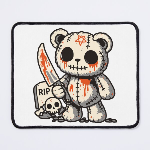 Item preview, Dead Soft Creepy Cute Killer Bear Horror Design designed and sold by Weasel Graphix.