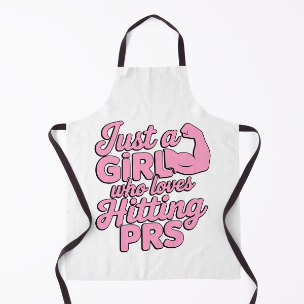 Item preview, Just a Girl Who Loves Hitting PRs Pink Gym Typography designed and sold by PMCreative.