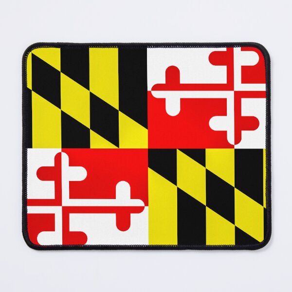 Item preview, The state flag of Maryland a Mid-Atlantic state designed and sold by Peter Etchells.