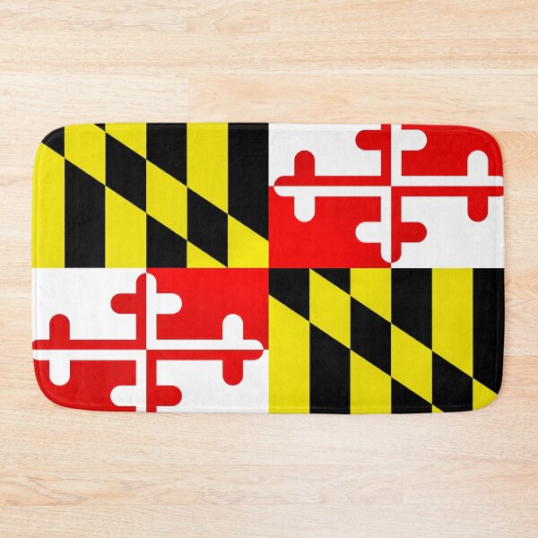 Item preview, The state flag of Maryland a Mid-Atlantic state designed and sold by Peter Etchells.