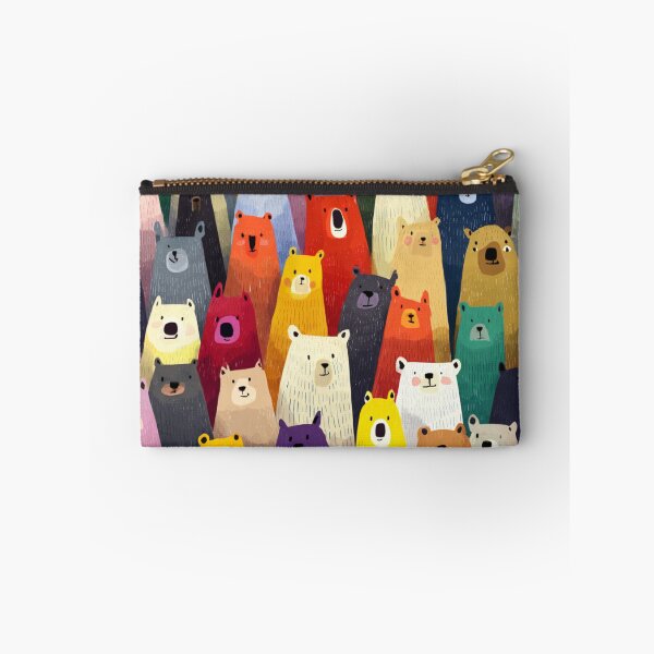 Item preview, Forest Multicolor Bears Pattern designed and sold by GrinGalore.