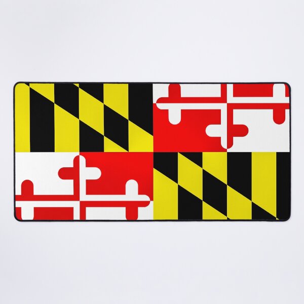 Item preview, The state flag of Maryland a Mid-Atlantic state designed and sold by Peter Etchells.