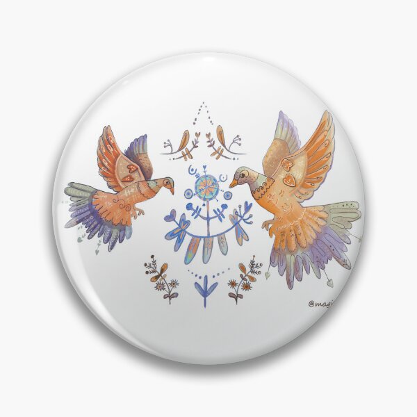 Item preview, Mystical birds of Liberty and Light  designed and sold by FaliushART.