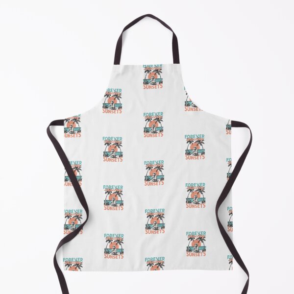 Item preview, Title: Forever Chasing Sunsets — Retro Western Cowgirl Tropical Beach designed and sold by Colorful-Garden.