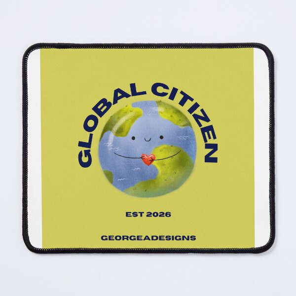 Item preview, Global Citizen Cute Earth Design designed and sold by GeorgeADesigns.