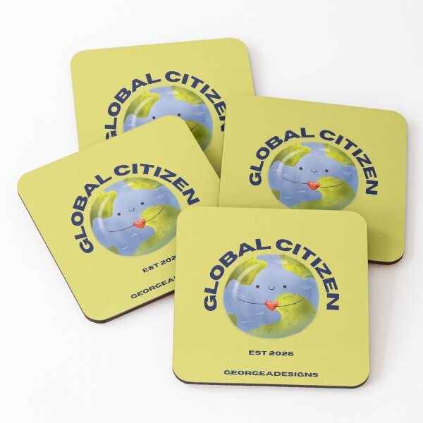 Item preview, Global Citizen Cute Earth Design designed and sold by GeorgeADesigns.