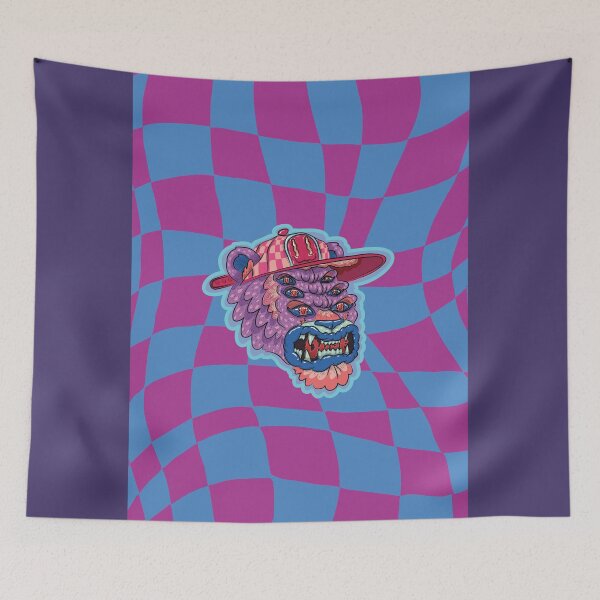 Item preview, Skateboarder purple cat designed and sold by Franco Moody.