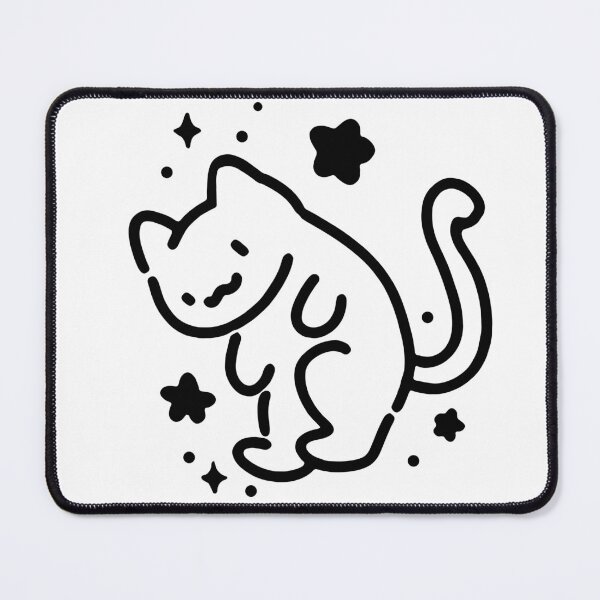 Item preview, Cat Floating with Stars designed and sold by Fefeii.