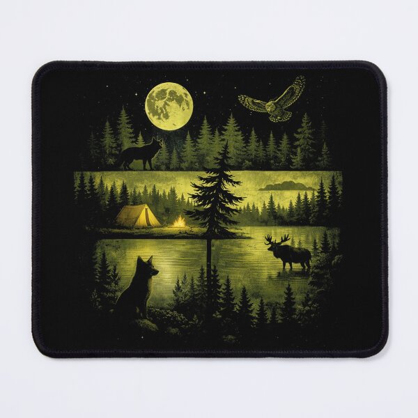 Item preview, Forest Retro Nature Wildlife Outdoor designed and sold by Kladhadredo.