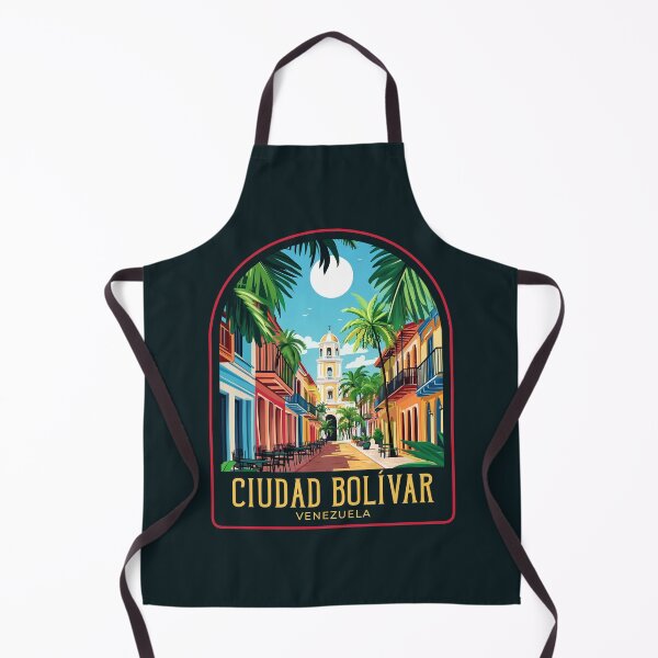 Item preview, Ciudad Bolívar Vintage Travel Illustration designed and sold by HomeLivingCo.