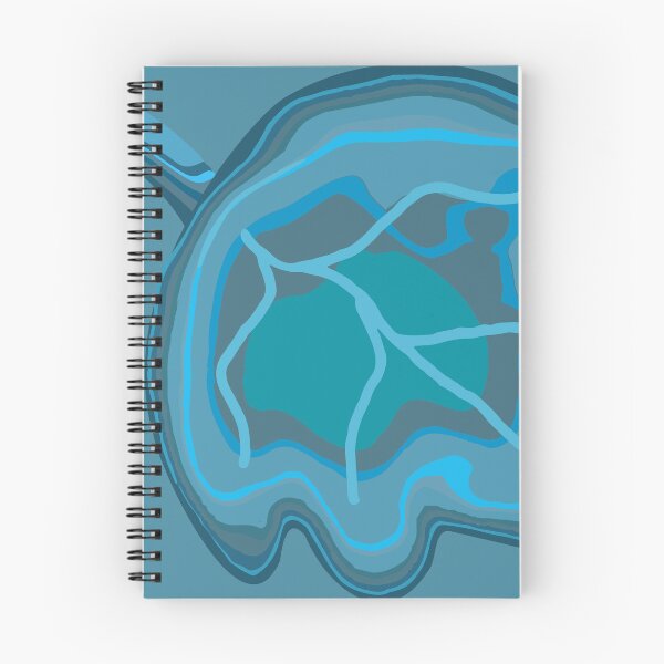 Item preview, Stylized blue leaf designed and sold by ZorianArt.