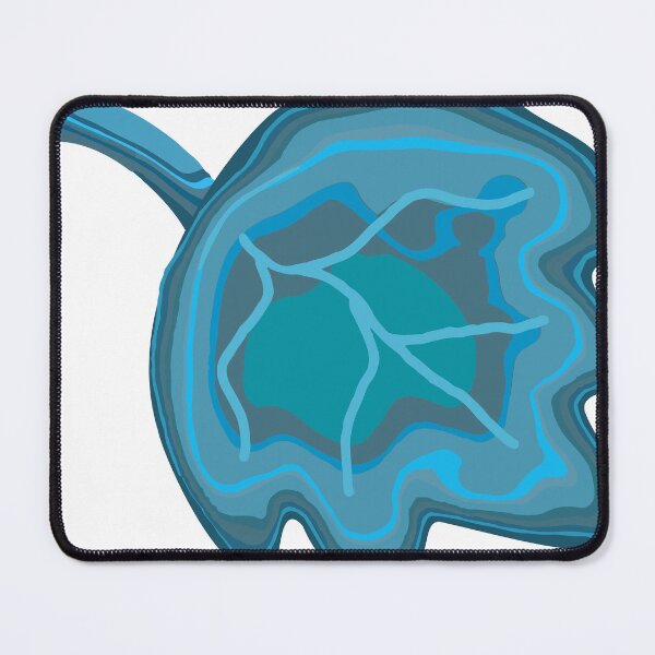 Item preview, Stylized blue leaf designed and sold by ZorianArt.