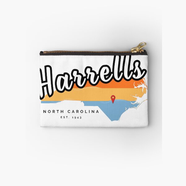 Item preview, Harrells North Carolina Vintage State Map Pin Graphic designed and sold by raynmandesigns.