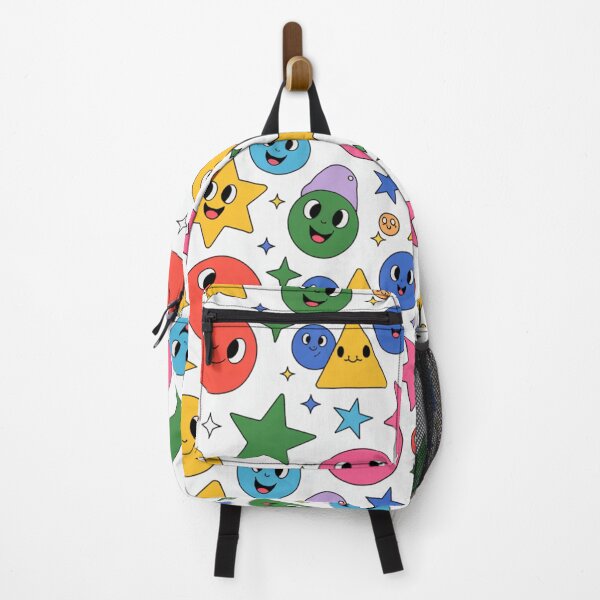 Item preview, Vibrant Cartoon Smiley Faces & Stars Seamless Pattern designed and sold by Midnight Veil Designs.