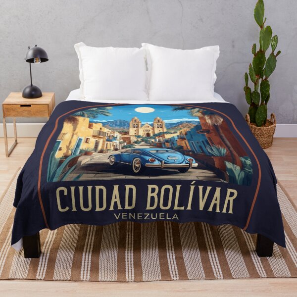 Item preview, Ciudad Juárez Vintage Travel Illustration designed and sold by HomeLivingCo.