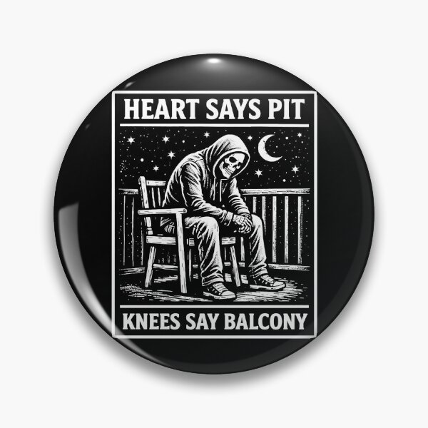 Item preview, funny heart says pit knees say balcony designed and sold by Kladhadredo.