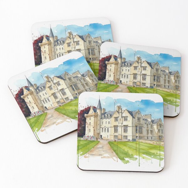 Item preview, Watercolour illustration of Brodie Castle, Highlands, Scotland designed and sold by davidelder.