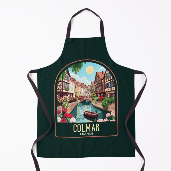 Item preview, Colmar Vintage Travel Illustration designed and sold by HomeLivingCo.