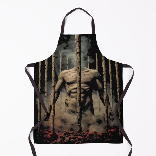 Item preview, Burning Human Figure – Dark Ash Horror Art (BLACK) designed and sold by MorbidDreams.