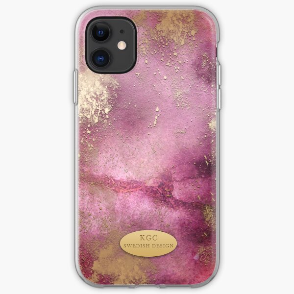 Mobile Pink Gold iPhone Soft Case