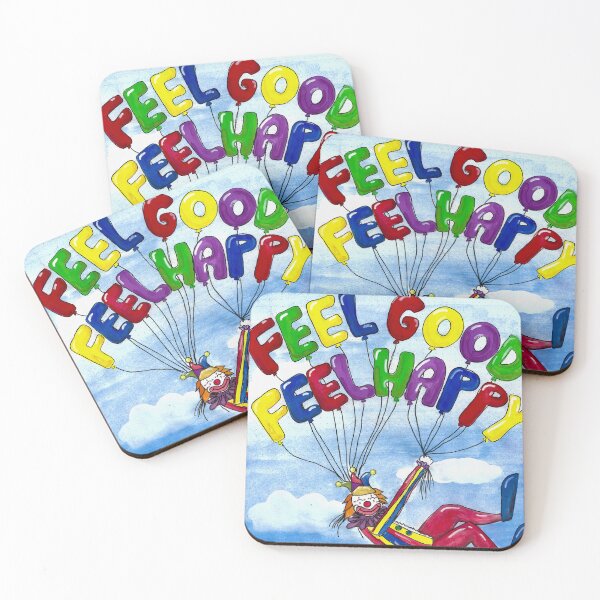Item preview, Feel Good, Feel Happy Clown with Balloons designed and sold by siddybiddy.