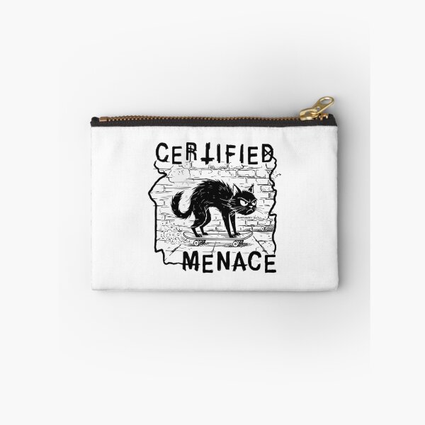 Item preview, Certified Menace Skateboarding Black Cat Punk designed and sold by sXe-art.