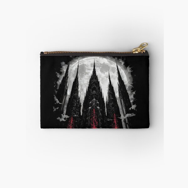Item preview, Blood Cathedral Gothic Horror Full Moon Dark Fantasy Art (BLACK) designed and sold by MorbidDreams.