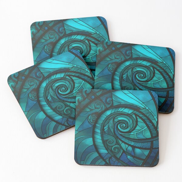 Item preview, New Zealand Māori Paua Pattern Koru Design 878 designed and sold by GrinGalore.