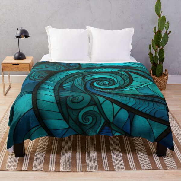 Item preview, New Zealand Māori Paua Pattern Koru Design 878 designed and sold by GrinGalore.