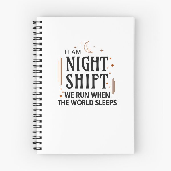 Item preview, Team Night Shift - We Run When The World Sleeps designed and sold by vizzionary.