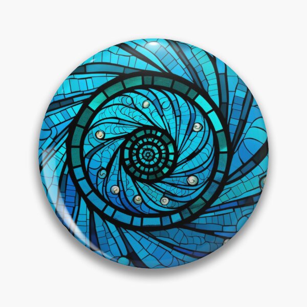 Item preview, New Zealand Māori Paua Pattern Koru Design 879 designed and sold by GrinGalore.