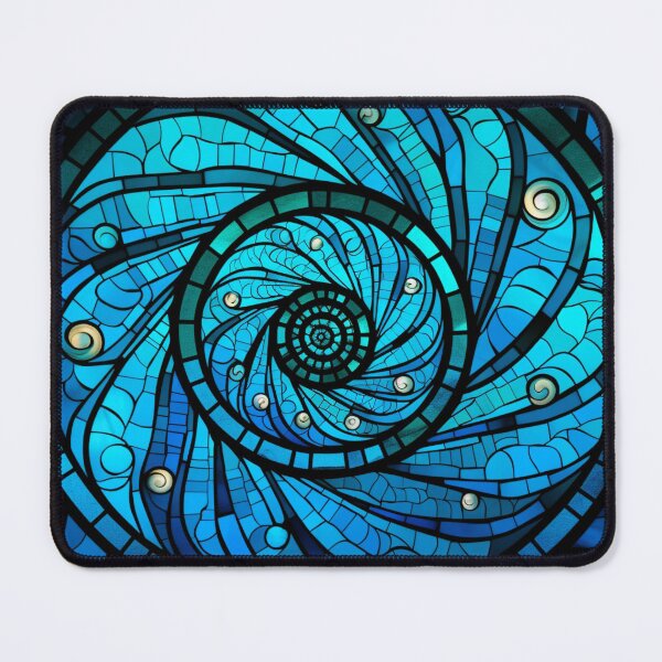 Item preview, New Zealand Māori Paua Pattern Koru Design 879 designed and sold by GrinGalore.