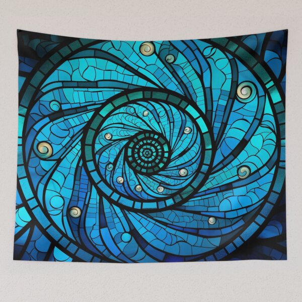 Item preview, New Zealand Māori Paua Pattern Koru Design 879 designed and sold by GrinGalore.