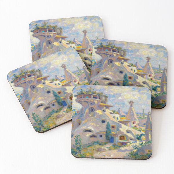Item preview, Arquitectura caprichosa en tonos pastel al estilo pictórico de Renoir, de ensueño. designed and sold by FotoworldEdel.
