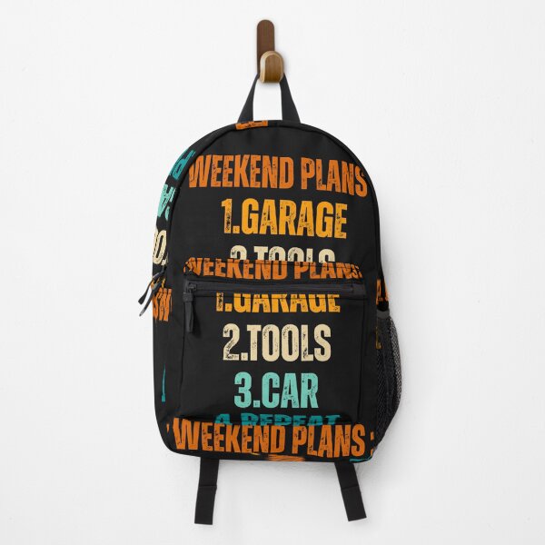 Item preview, Weekend Plans: Garage,Tools,Car,Repeat Funny Car lover gifts designed and sold by erozzz.