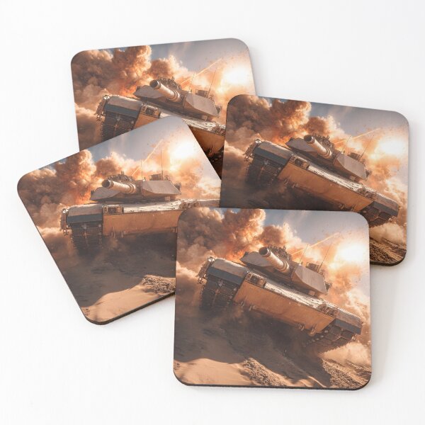 Item preview, Armored Fury - Desert Combat Main Battle Tank designed and sold by MouradStudio.