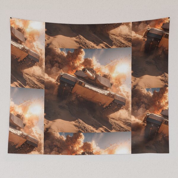 Item preview, Armored Fury - Desert Combat Main Battle Tank designed and sold by MouradStudio.