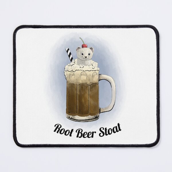 Item preview, Root Beer Stoat designed and sold by Drawinism.