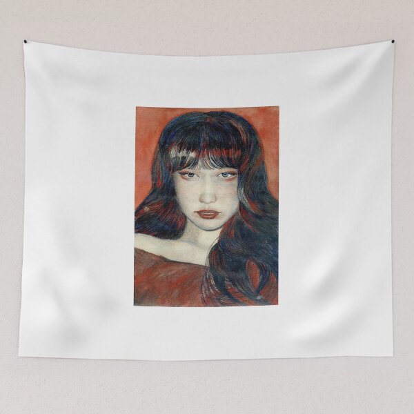 Item preview, Portrait of a girl in red. designed and sold by art-anastasy.